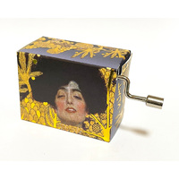 Classic Art Hand Crank Music Box- Judith by Klimt (Debussy- Arabesque) image