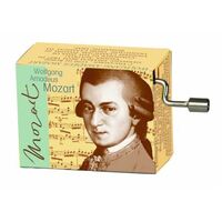 Classical Composers Hand Crank Music Box (Mozart- A Little Night Music) image