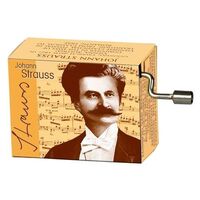 Classical Composers Hand Crank Music Box (Strauss- The Blue Danube) image