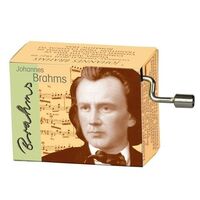 Classical Composers Hand Crank Music Box (Brahms- Lullaby) image