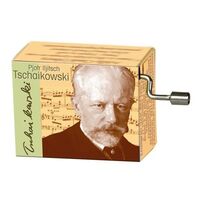 Classical Composers Hand Crank Music Box (Tchaikovsky- Swan Lake) image