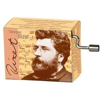 Classical Composers Hand Crank Music Box (Bizet- Habanera) image