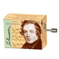 Classical Composers Hand Crank Music Box (Schumann- Reverie) image