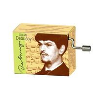 Classical Composers Hand Crank Music Box (Debussy- Clair De Lune)