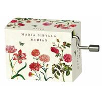 Classic Art Hand Crank Music Box- Maria Sibylla Merian (Beethoven- Fur Elise)