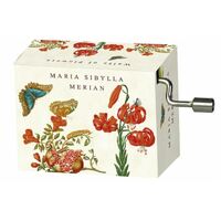 Classic Art Hand Crank Music Box- Maria Sibylla Merian (Tchaikovsky-Waltz Of The Flowers)