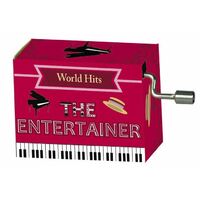 Music Box Hand Crank World Hits - The Entertainer