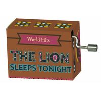 World Hits Hand Crank Music Box (The Lion Sleeps Tonight)