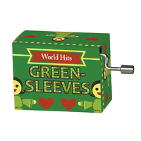 World Hits Hand Crank Music Box (Greensleeves)