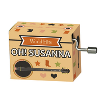 Music Box Hand Crank World Hits - Oh Susanna