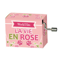 World Hits Hand Crank Music Box (La Vie En Rose) image