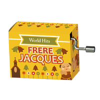 World Hits Hand Crank Music Box (Frere Jacques) image