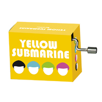 Modern Designs Hand Crank Music Box- The Beatles (Yellow Submarine)