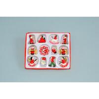 TRADITIONAL GERMAN CHRISTMAS DECORATIONS 12 SET