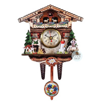 Heidi House Chalet Mini Wall Clock 21cm image
