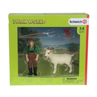 Farmer with Goat