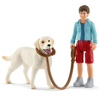 Farm World- Walker With Labrador Retriever image