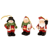 Ceramic Christmas Figurines Christmas Tree Decoration 7cm