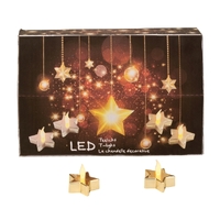 Led Tealight Gold Star