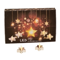Led Tealight Silver Star
