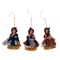 Witch On Broom 28cm