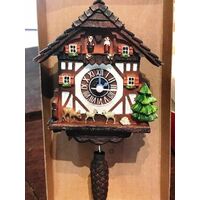Magnet - Cuckoo Clock White Deers