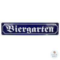 Metal Biergarten Sign 46cm image