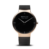 Max Rene - Rose Gold Black Dial Black Strap