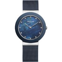 Watch - Bering Ladies Ceramic 11435 Blue Mesh