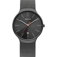 Classic Collection Sunray Dial With Grey Milanese Strap By BERING