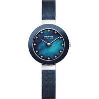 Watch - Bering Ladies Ceramic 11429 Blue Mesh