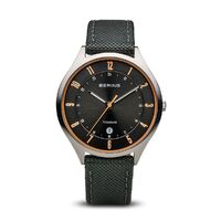 Watch - Bering Gents Titanium 11739 Sunray Dial with Blue Nylon Strap