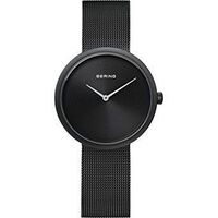 Watch - BERING Gents Ceramic 11439 Black Matt Mesh Band