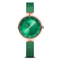 Watch - BERING Ladies Solar 14631 Green