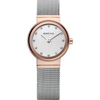 Watch - BERING Ladies Classic 10126 Silver Mesh Rose Two Tone
