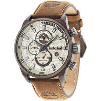 Henniker 11 Beige Dial Brown Strap
