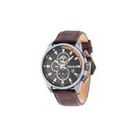 Henniker 11 Black Dial Brown Strap