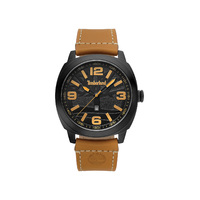 Richmont 3 Black Dial Brown Strap