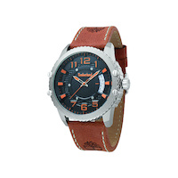 Dunstable Black Dial Tan Strap