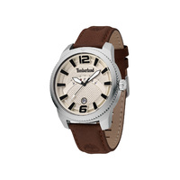 Rowley Beige Dial Brown Strap
