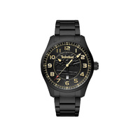 Black Thayer Watch - Black Metal Band By TIMBERLAND