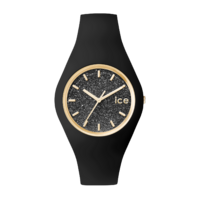 Glitter Collection Black/Gold Watch with Black Dial By ICE image