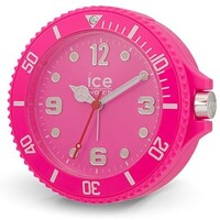 13cm Neon Pink Silent Analogue Alarm Clock By ICE image