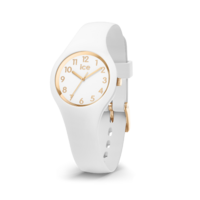 Glam Collection White/Gold Watch with White Strap BY ICE
