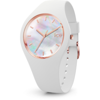 Pearl Collection White/Rose Gold Watch with White Strap By ICE
