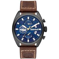 Grey Seabrook Heritage Watch - Brown Leather Band By TIMBERLAND
