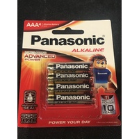 Panasonic AAA Alkaline Batteries - 4 Pack image