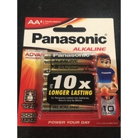 Panasonic Aa Alkaline Batteries - 4 Pack image