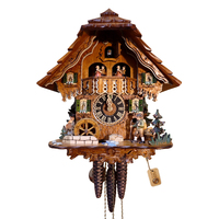 Chalet Walker With Water Wheel And Deer - HÖNES - 6215ts