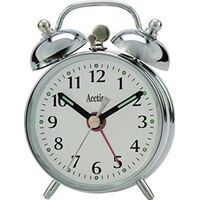CHROME MECHANICAL ALARM CLOCK - SELWORTH
